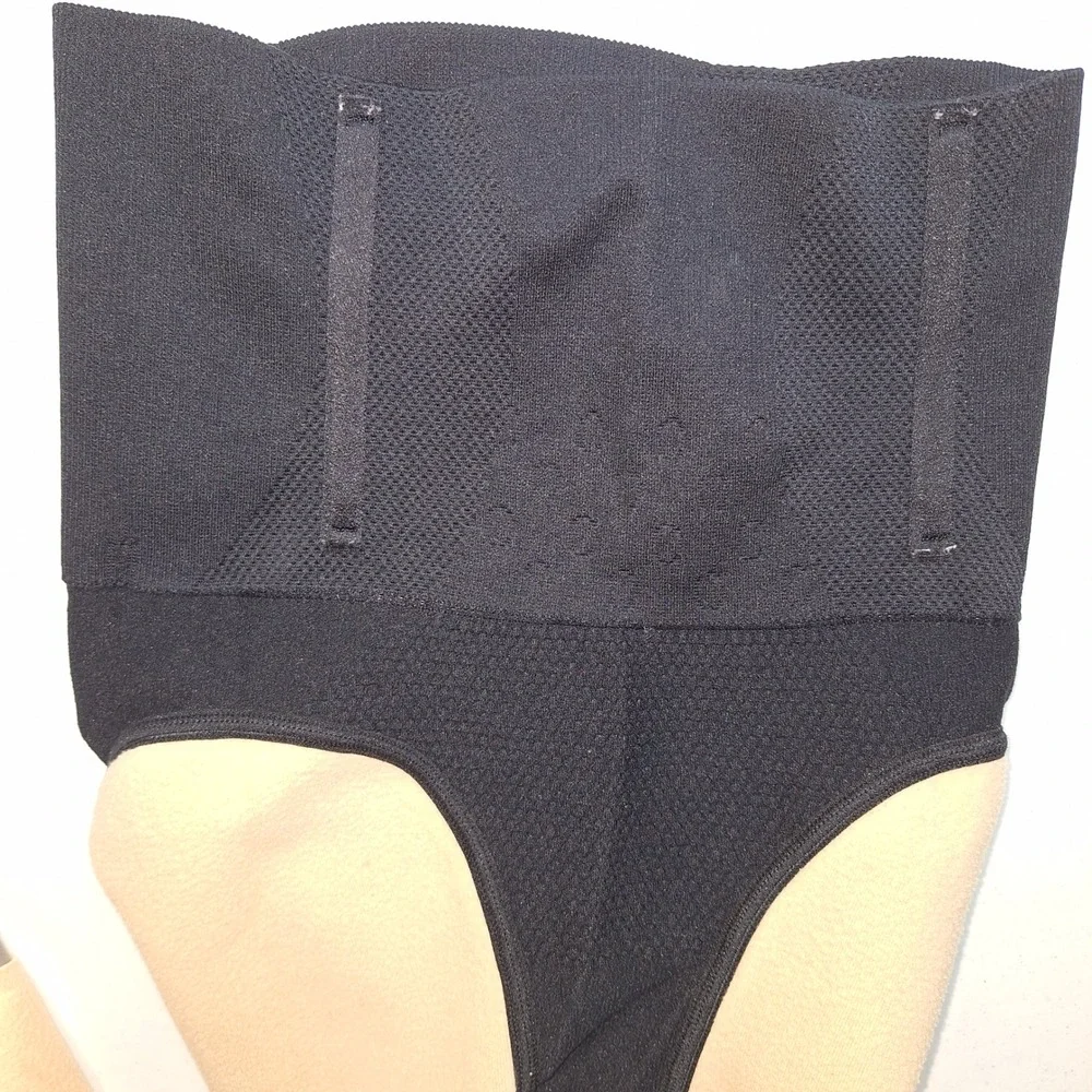 Y2K Soft Girl Layering Compression Shaping High Waist Footed Tights Black S